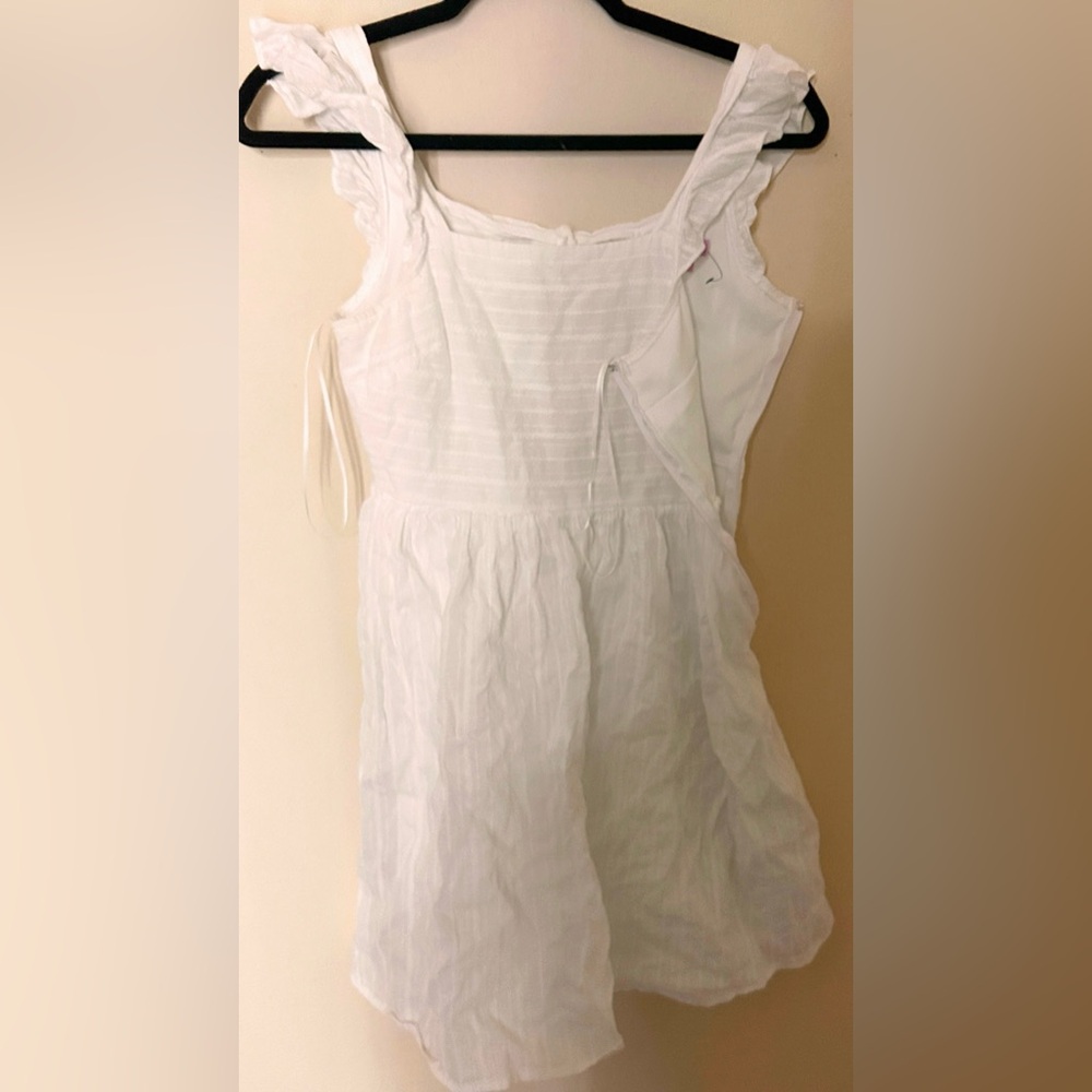 Francesca's Collections White Sleeveless Dress